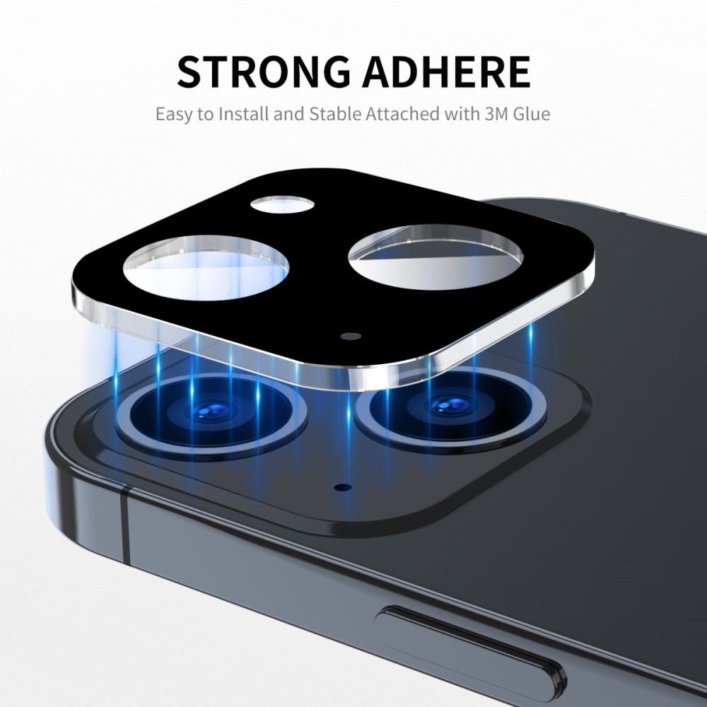 Panzerglas für Kamera iPhone 15 Plus schwarz