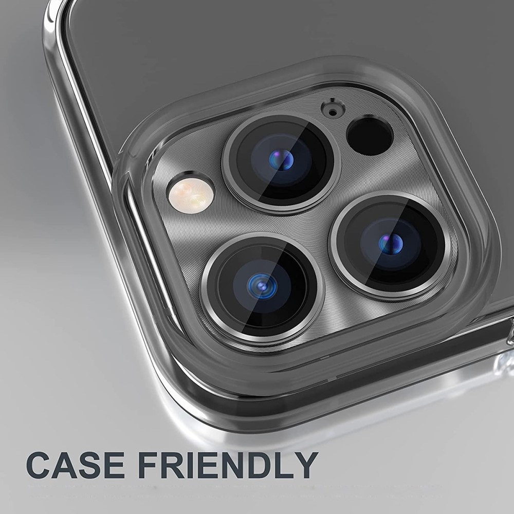 Kameraschutz Aluminium+Panzerglas iPhone 15 Pro Max silber