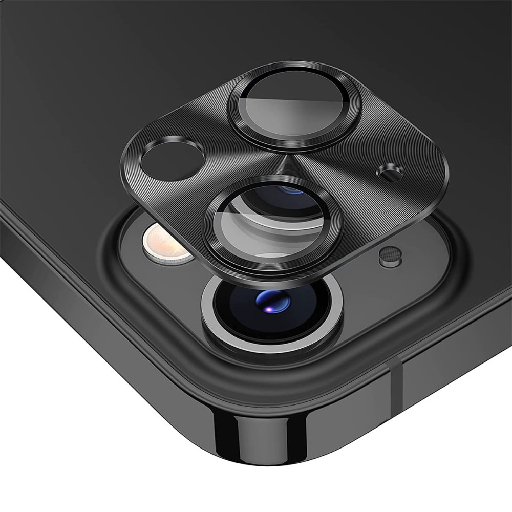 Kameraschutz Aluminium+Panzerglas iPhone 15 Plus schwarz