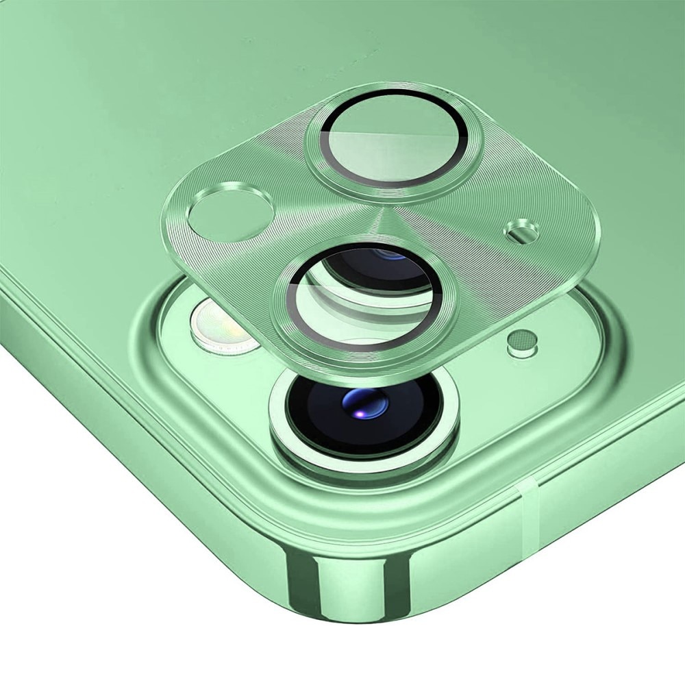 Kameraschutz Aluminium+Panzerglas iPhone 15 Plus grün