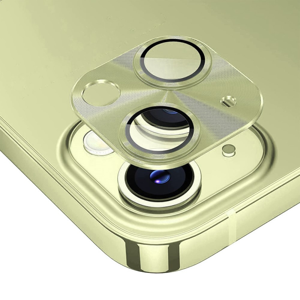 Kameraschutz Aluminium+Panzerglas iPhone 15 Plus gold