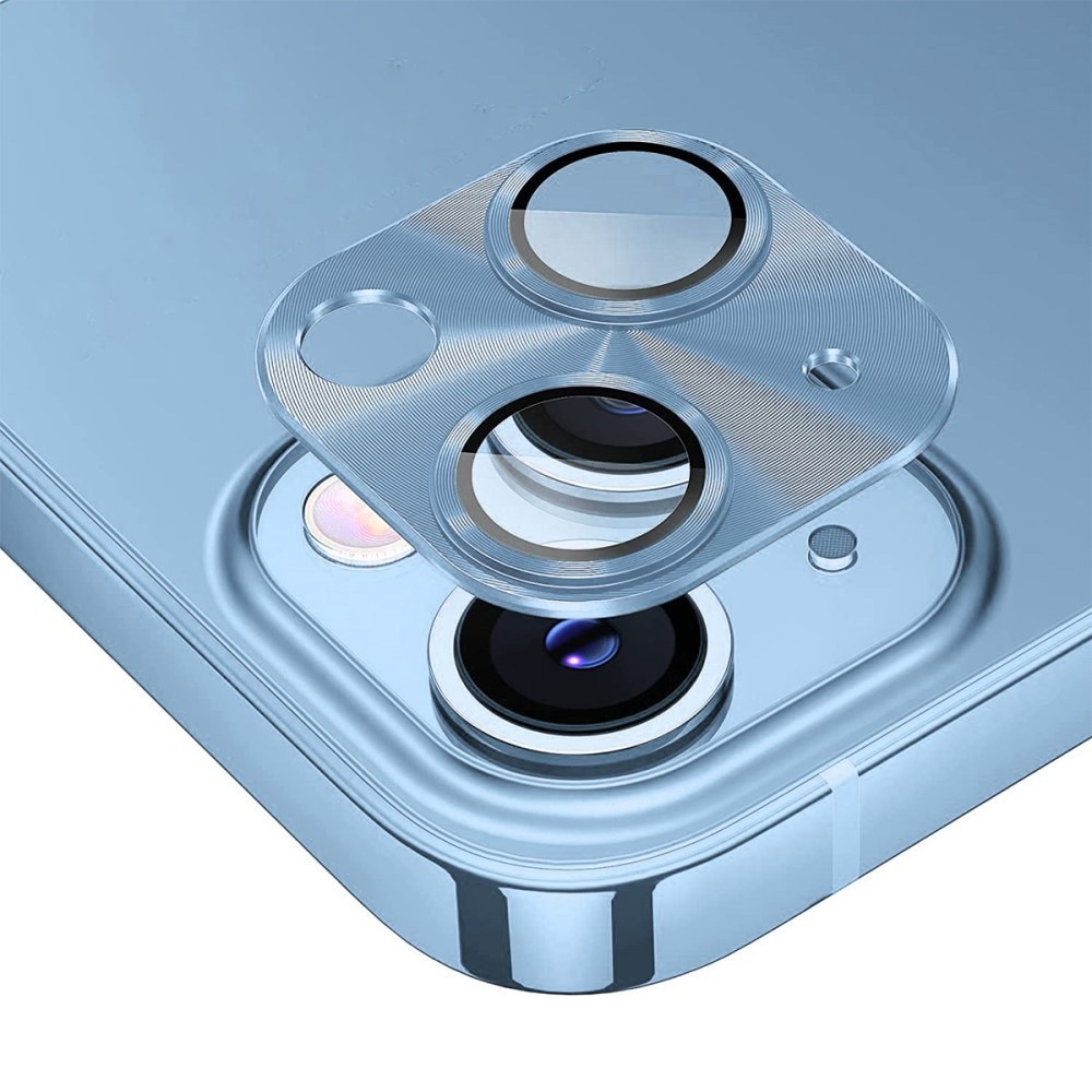 Kameraschutz Aluminium+Panzerglas iPhone 15 Plus blau