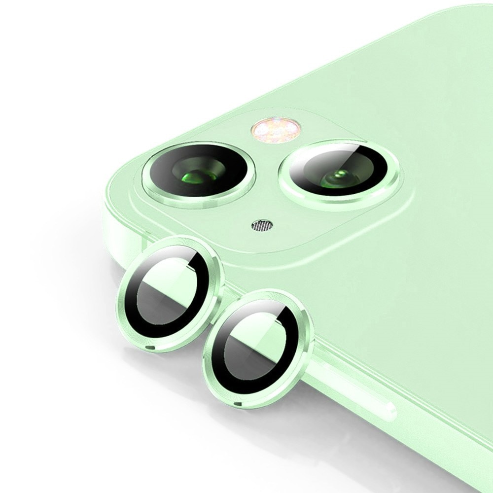 Panzerglas für Kamera Aluminium iPhone 15 Plus grün