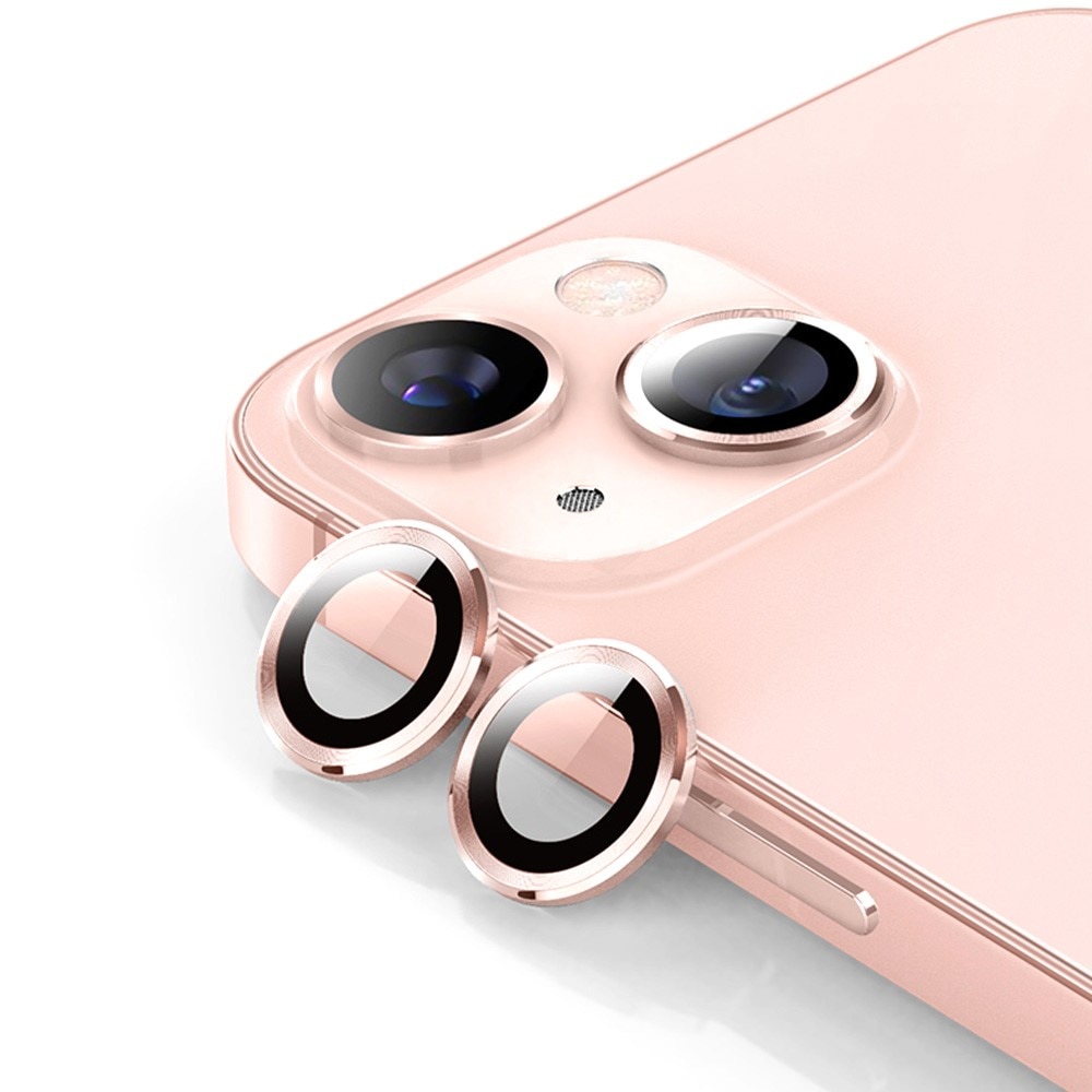 Panzerglas für Kamera Aluminium iPhone 15 Plus rosa