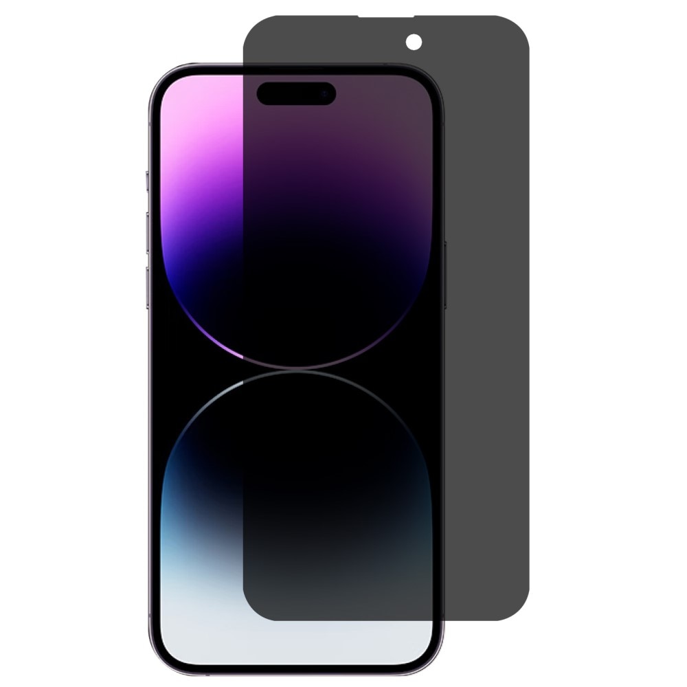 iPhone 15 Pro Max Panzerglas Blickschutz schwarz
