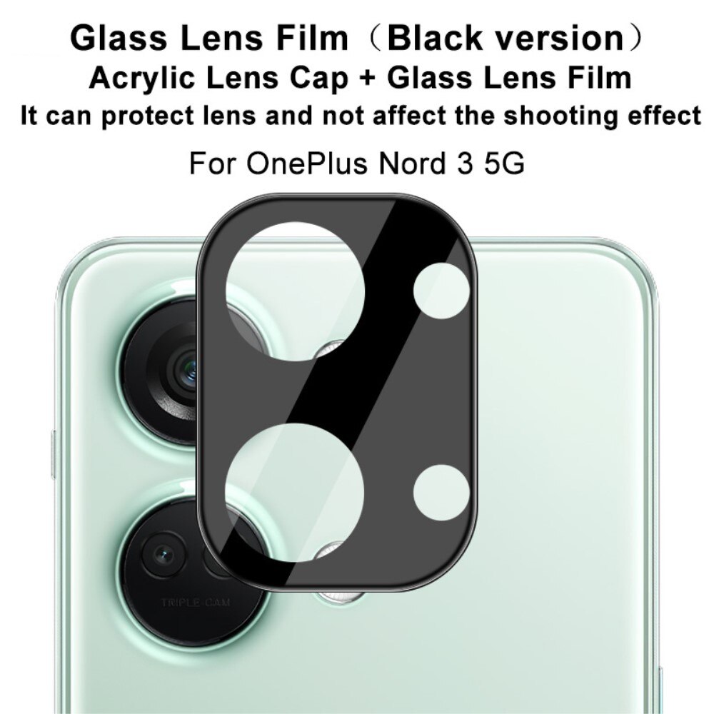 Panzerglas für Kamera 0.2mm  OnePlus Nord 3 Schwarz