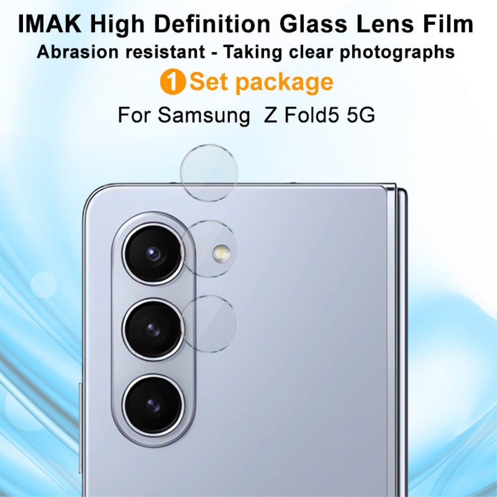 Panzerglas für Kamera 0.2mm Samsung Galaxy Z Fold 5 Transparent