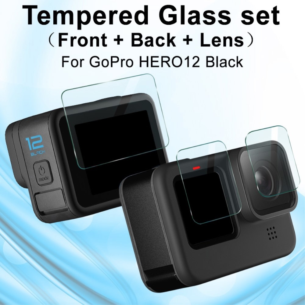 Vollabdeckendes Panzerglas GoPro HERO12 Black