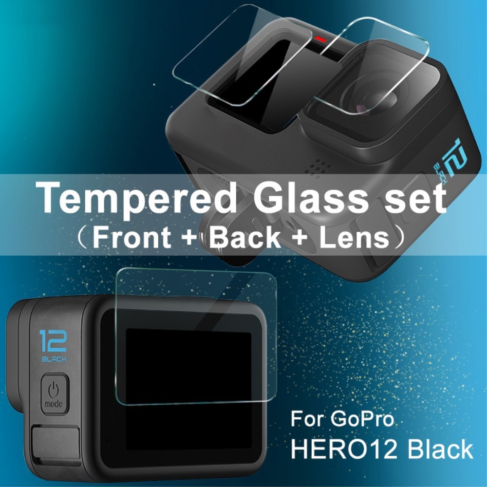 Vollabdeckendes Panzerglas GoPro HERO12 Black
