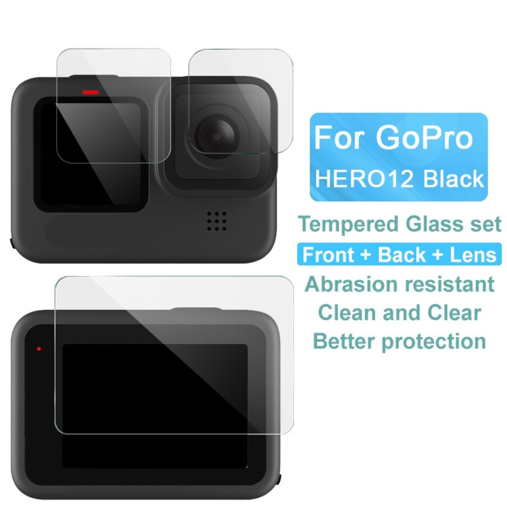 Vollabdeckendes Panzerglas GoPro HERO12 Black