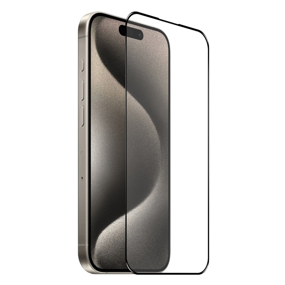 iPhone 15 Pro Vollabdeckendes Panzerglas