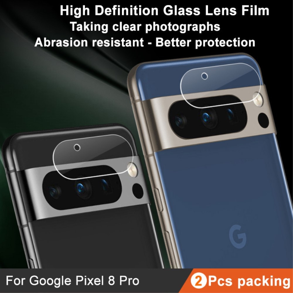 Panzerglas für Kamera 0.2mm Google Pixel 8 Pro (2 Stück) transparent