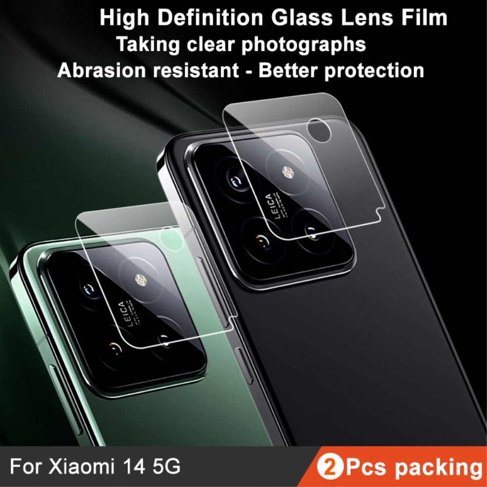 Panzerglas für Kamera 0.2mm Xiaomi 14 (2 Stück) transparent