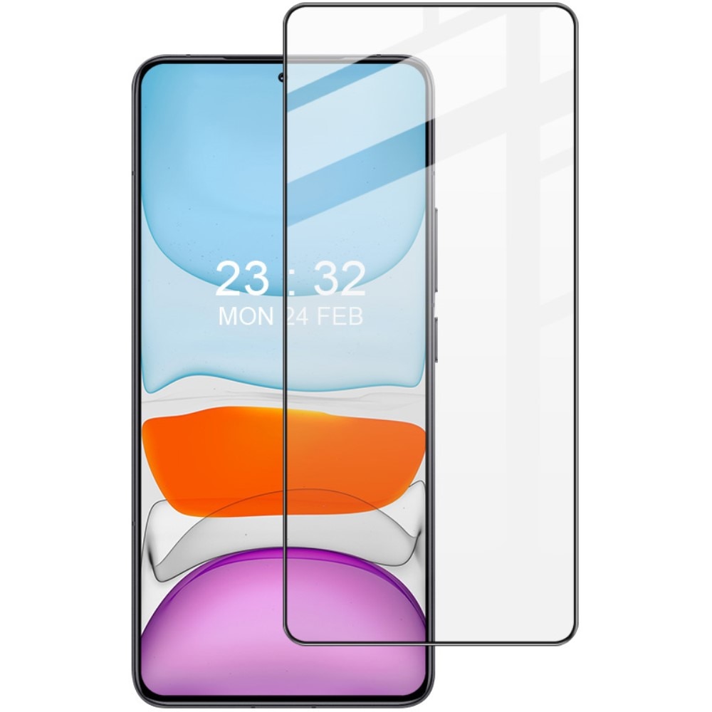 Xiaomi Poco X6 Pro Vollabdeckendes Panzerglas schwarz