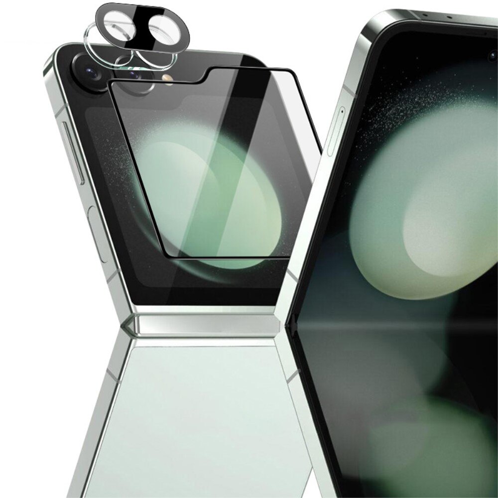 Panzerglas für Rückseitenbildschirm + Kamera Samsung Galaxy Z Flip 6 Schwarz