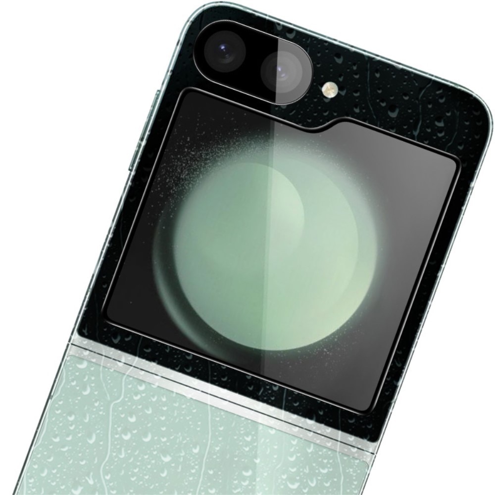 Panzerglas für Rückseitenbildschirm + Kamera Samsung Galaxy Z Flip 6 Schwarz
