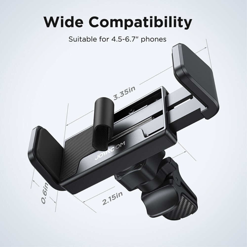 JR-ZS377 Smartphonehalter für Lüftungsgitter schwarz