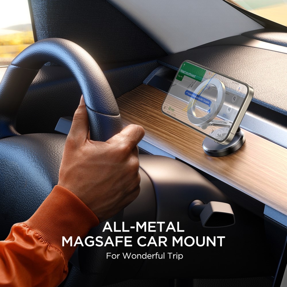 JR-ZS403 Magnetic MagSafe Foldable Car Mount Holder  schwarz