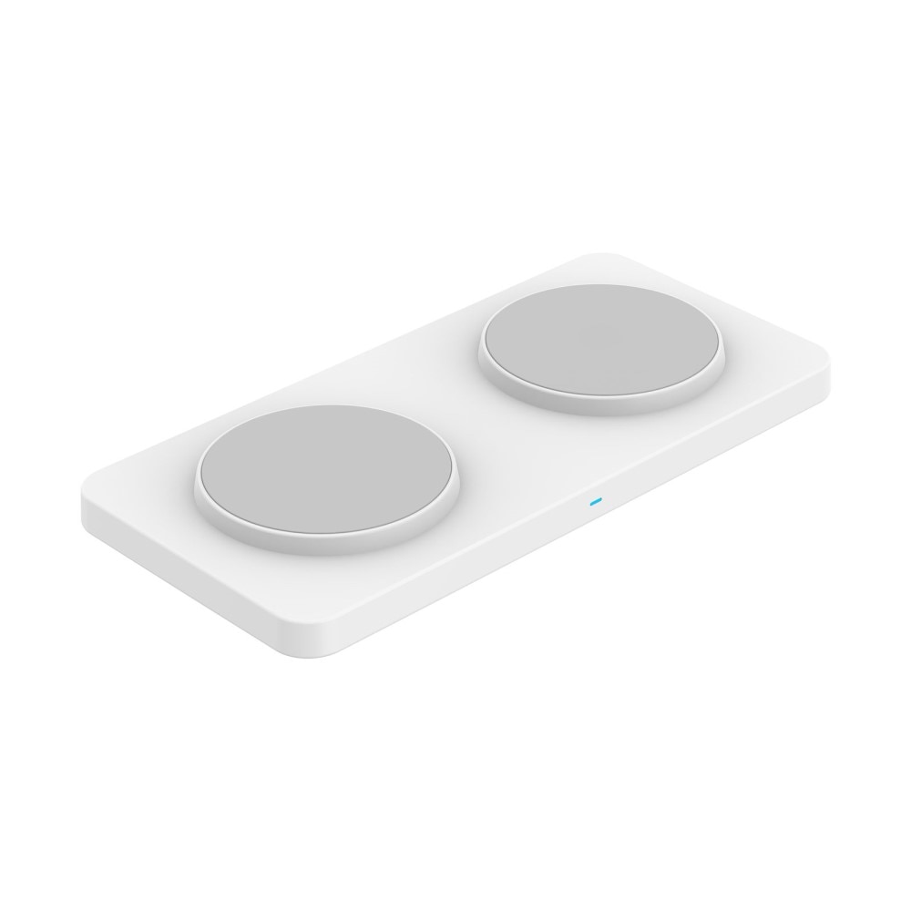 2-in-1 Magnetisches Kabelloses Ladepad 30W Weiß