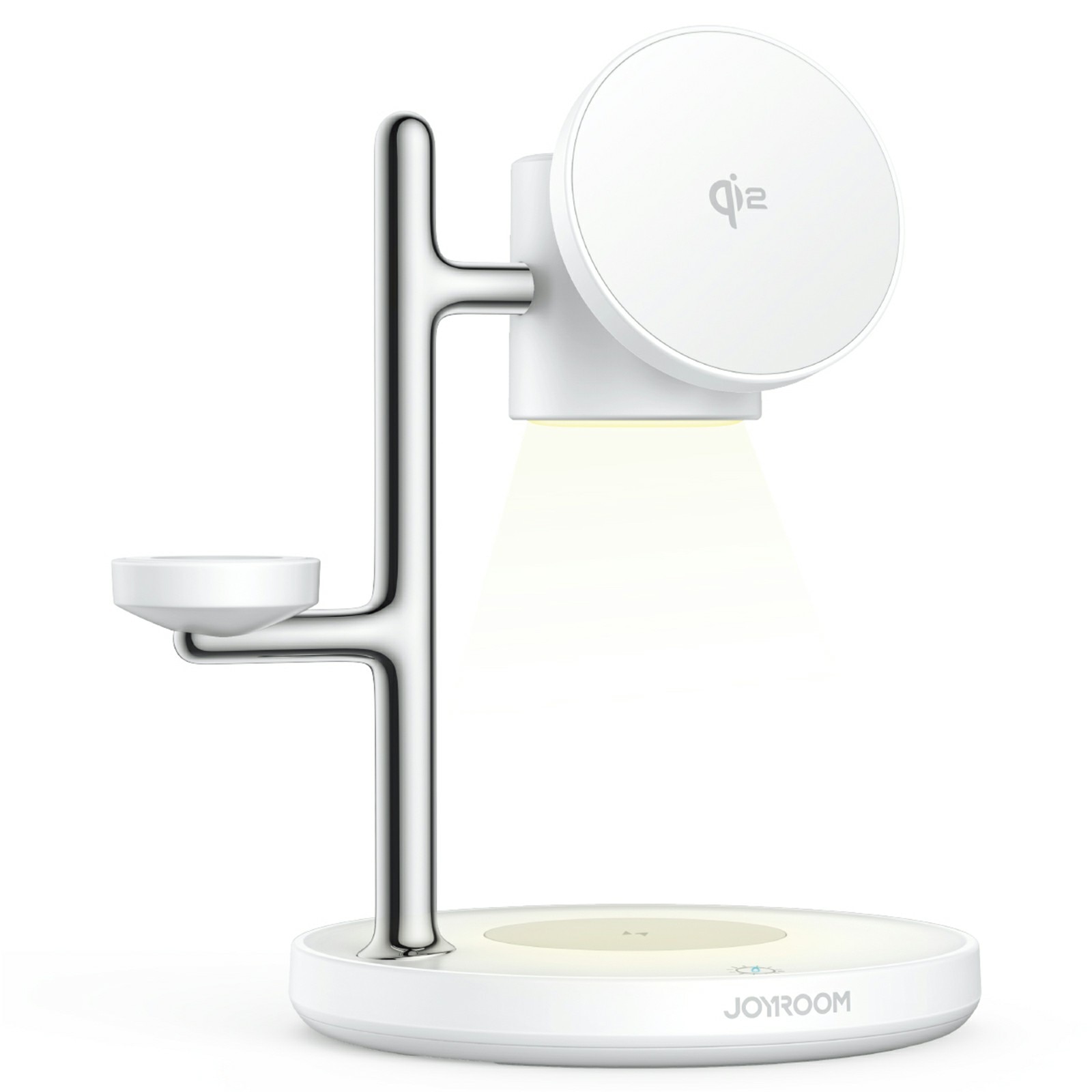 4-in-1 Magnetische Kabellose Ladestation Qi2 Weiß