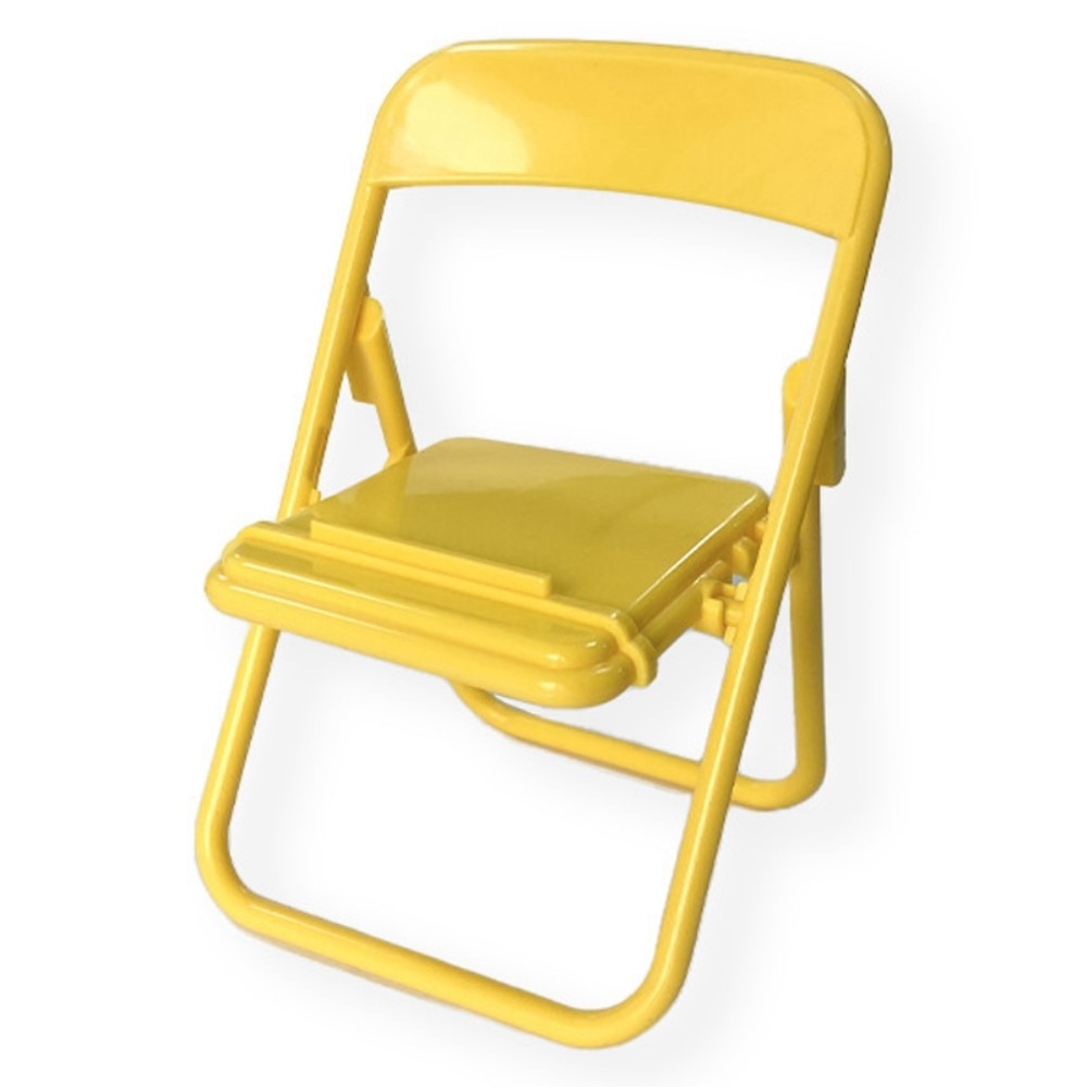 Stuhl/Ständer für das Handy, gelb
