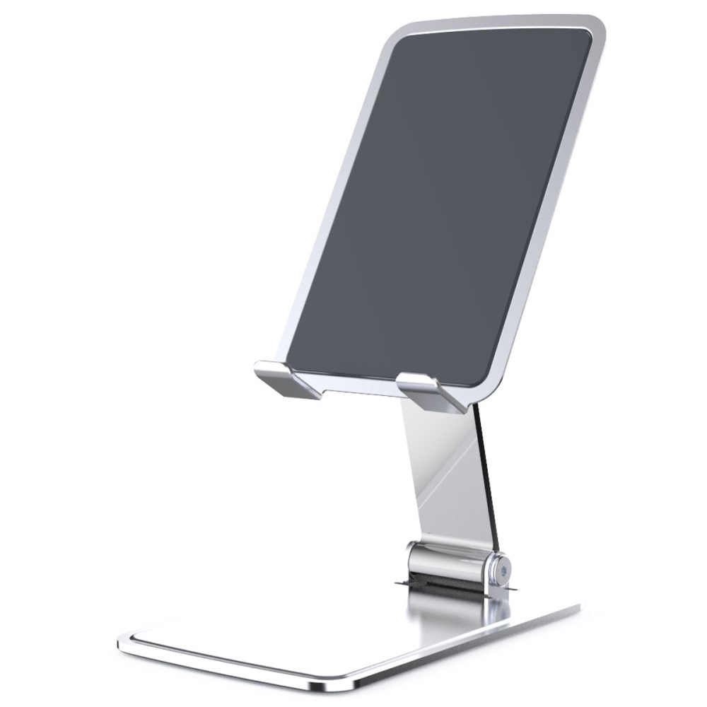 Klappbarer Tischständer für Handy/Tablet silber