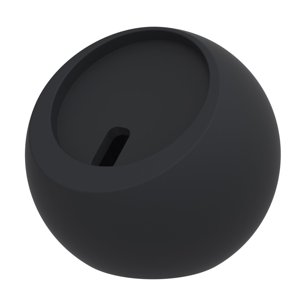 Runde Halterung für MagSafe-Ladegerät + Apple Watch schwarz