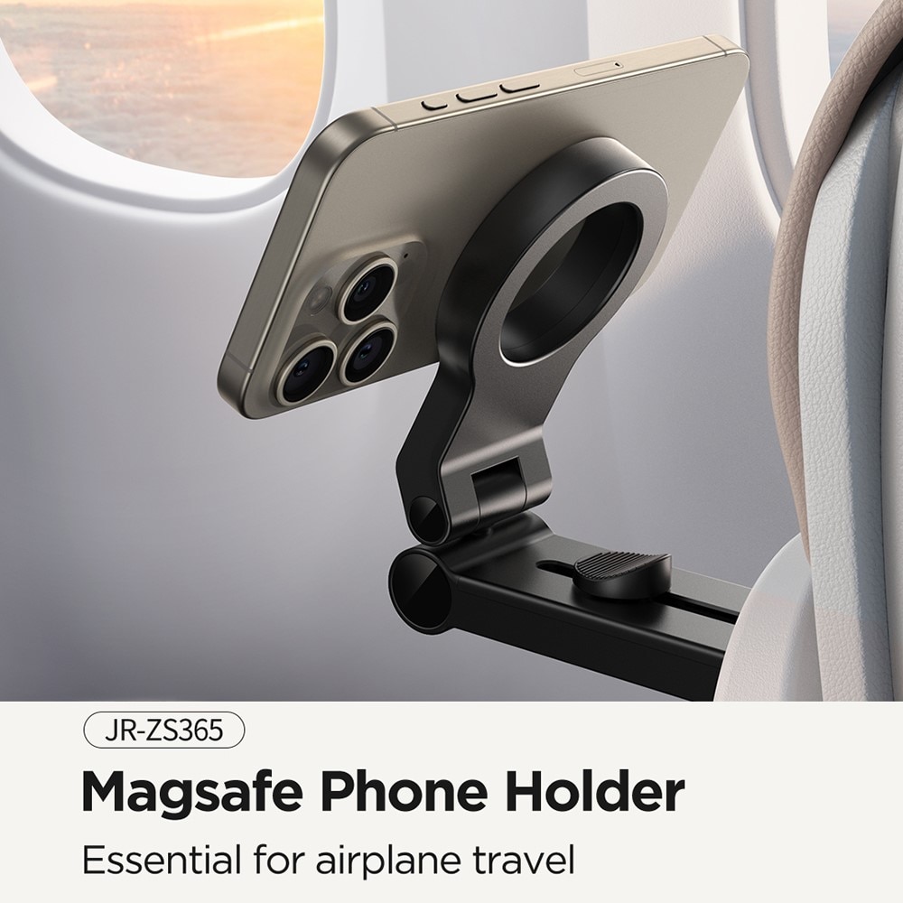 JR-ZS365 Universal MagSafe Travel Phone Holder schwarz