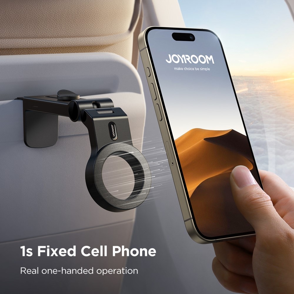 JR-ZS365 Universal MagSafe Travel Phone Holder schwarz