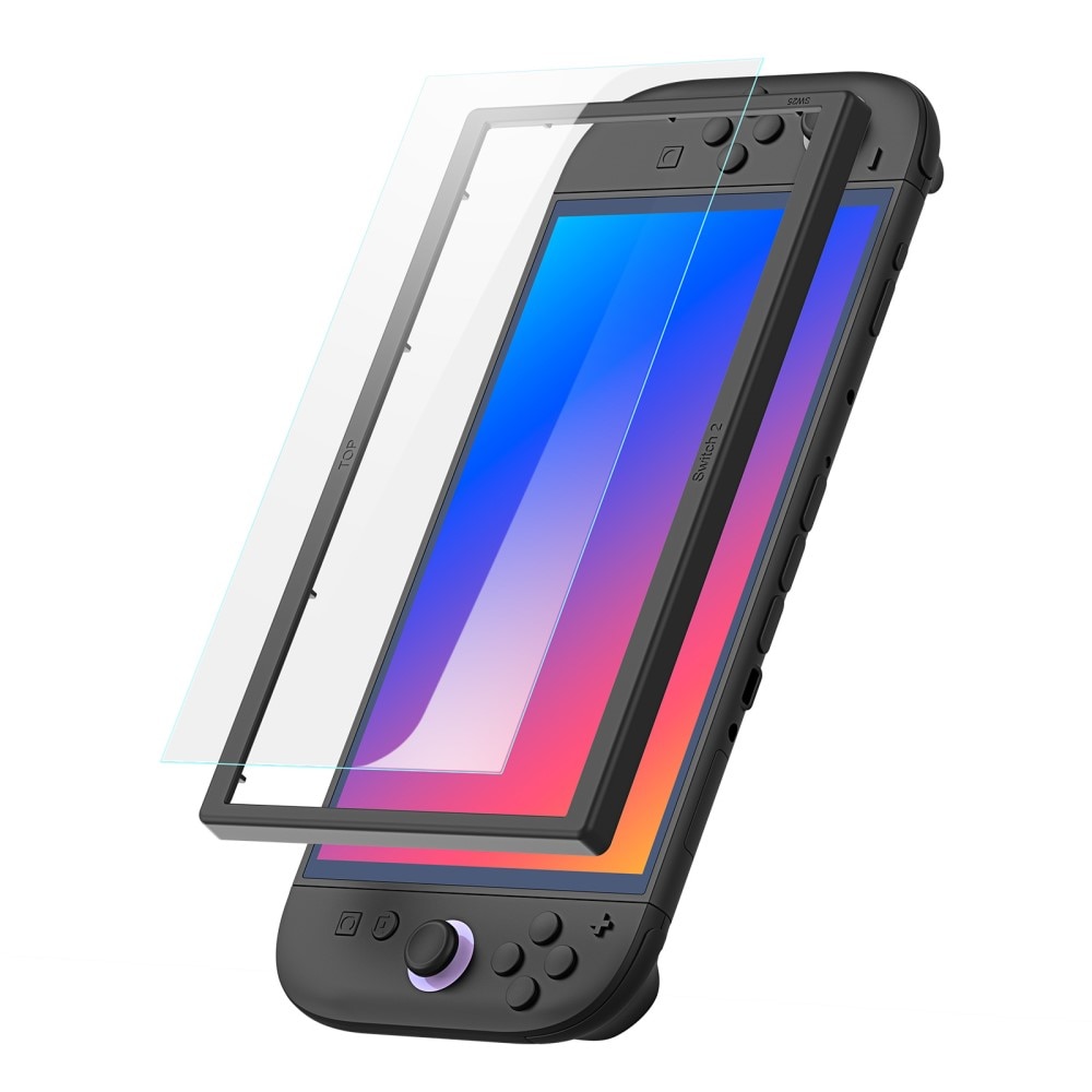 Nintendo Switch 2 Vollabdeckendes Panzerglas Displayschutz