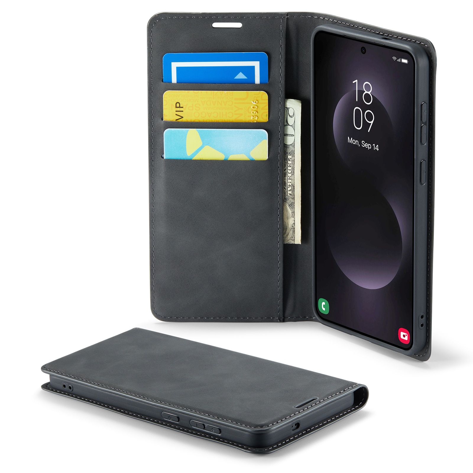 Samsung Galaxy S25 Edge Slim Handytasche Schwarz