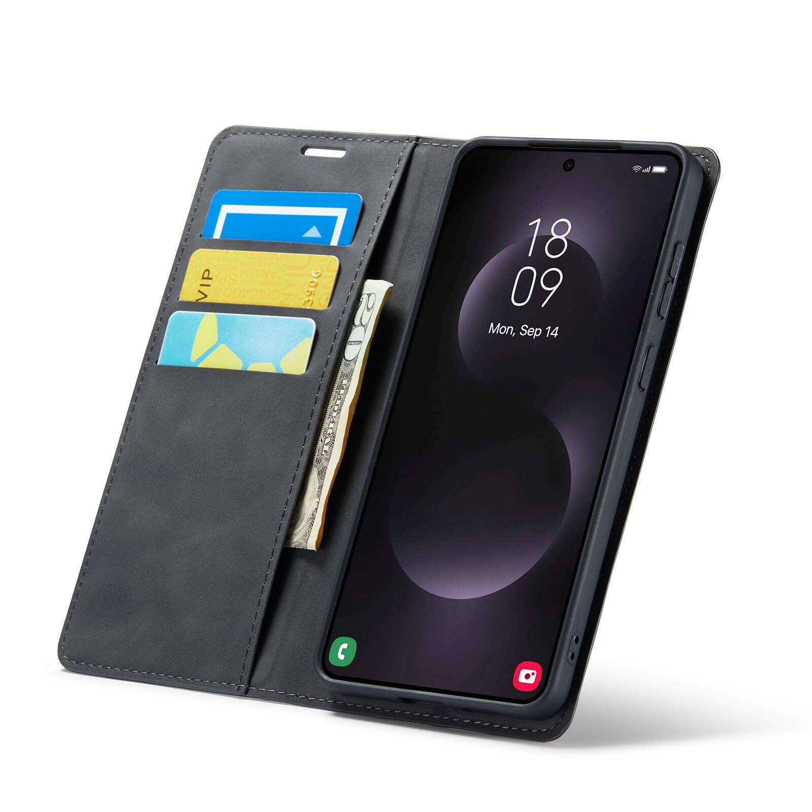 Samsung Galaxy S25 Edge Slim Handytasche Schwarz