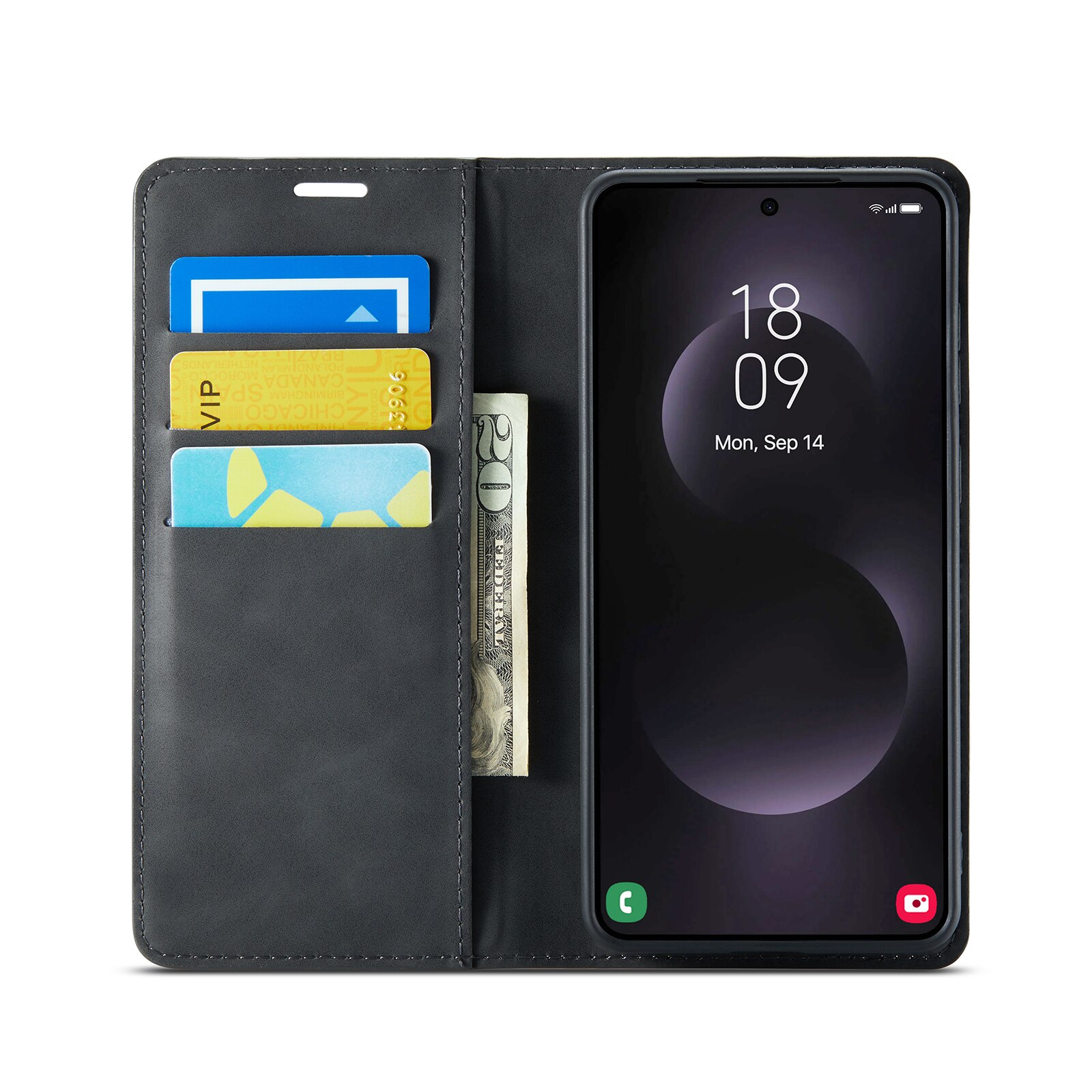 Samsung Galaxy S25 Edge Slim Handytasche Schwarz