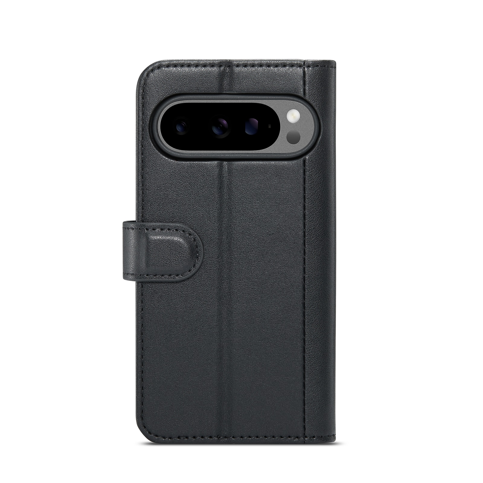 Google Pixel 10 Pro Echtlederhülle Schwarz