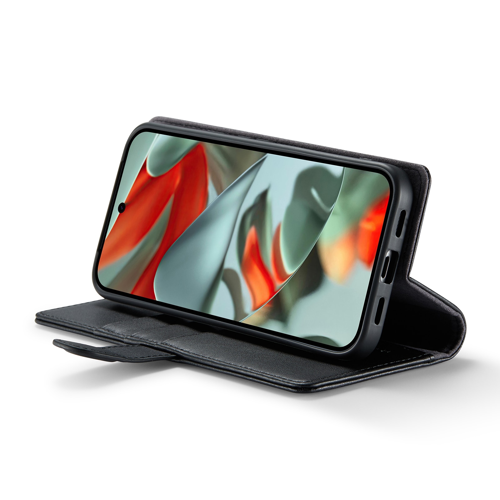 Google Pixel 10 Pro XL Echtlederhülle Schwarz