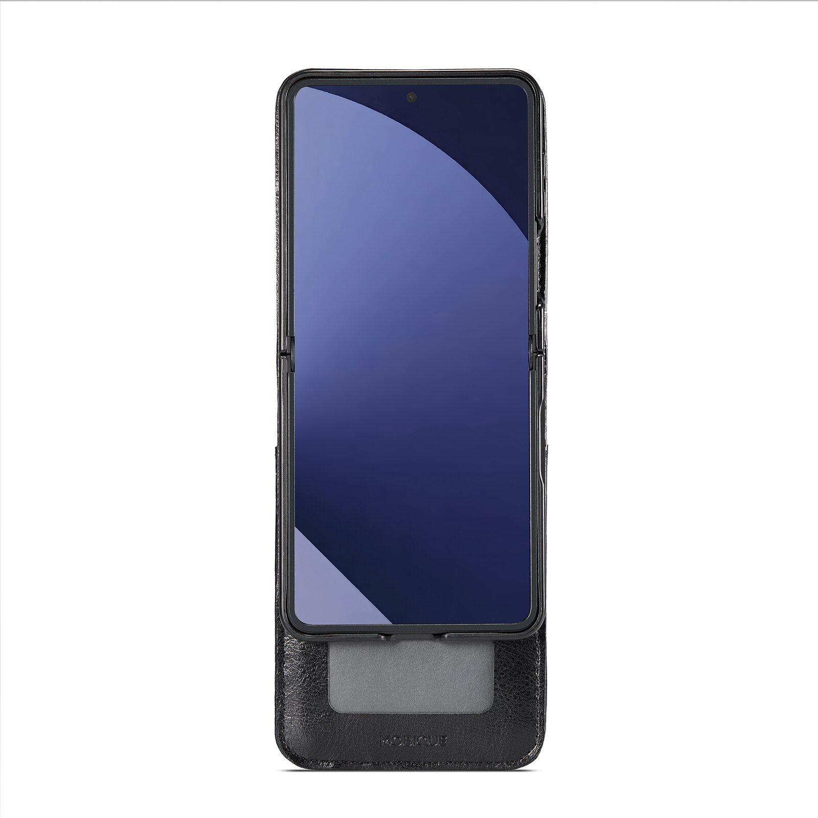 Samsung Galaxy Z Flip 7 Echtlederhülle Schwarz