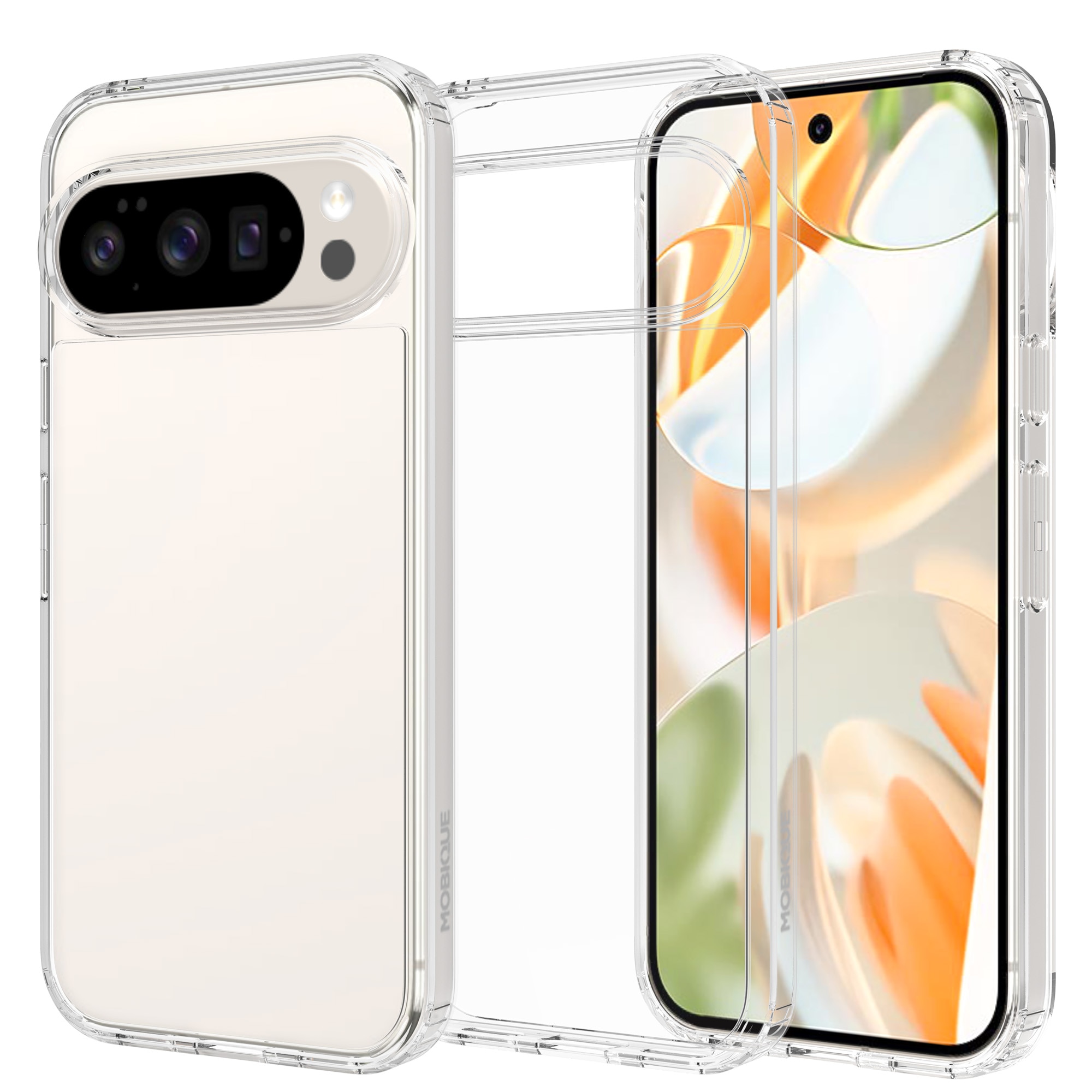 Google Pixel 10 Pro XL Hybrid-Hülle Transparent
