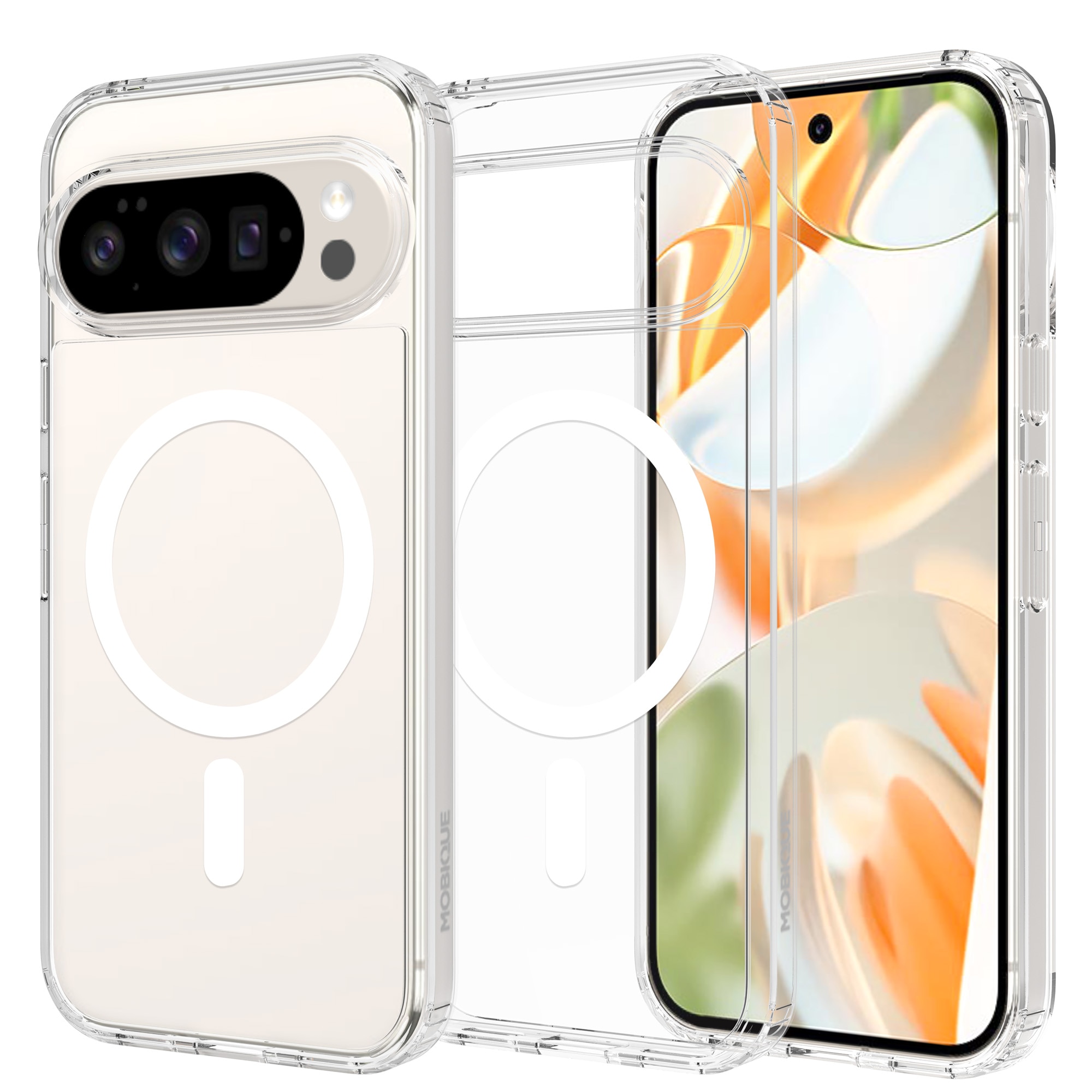 Hybrid-Hülle MagSafe Google Pixel 10 Pro Transparent