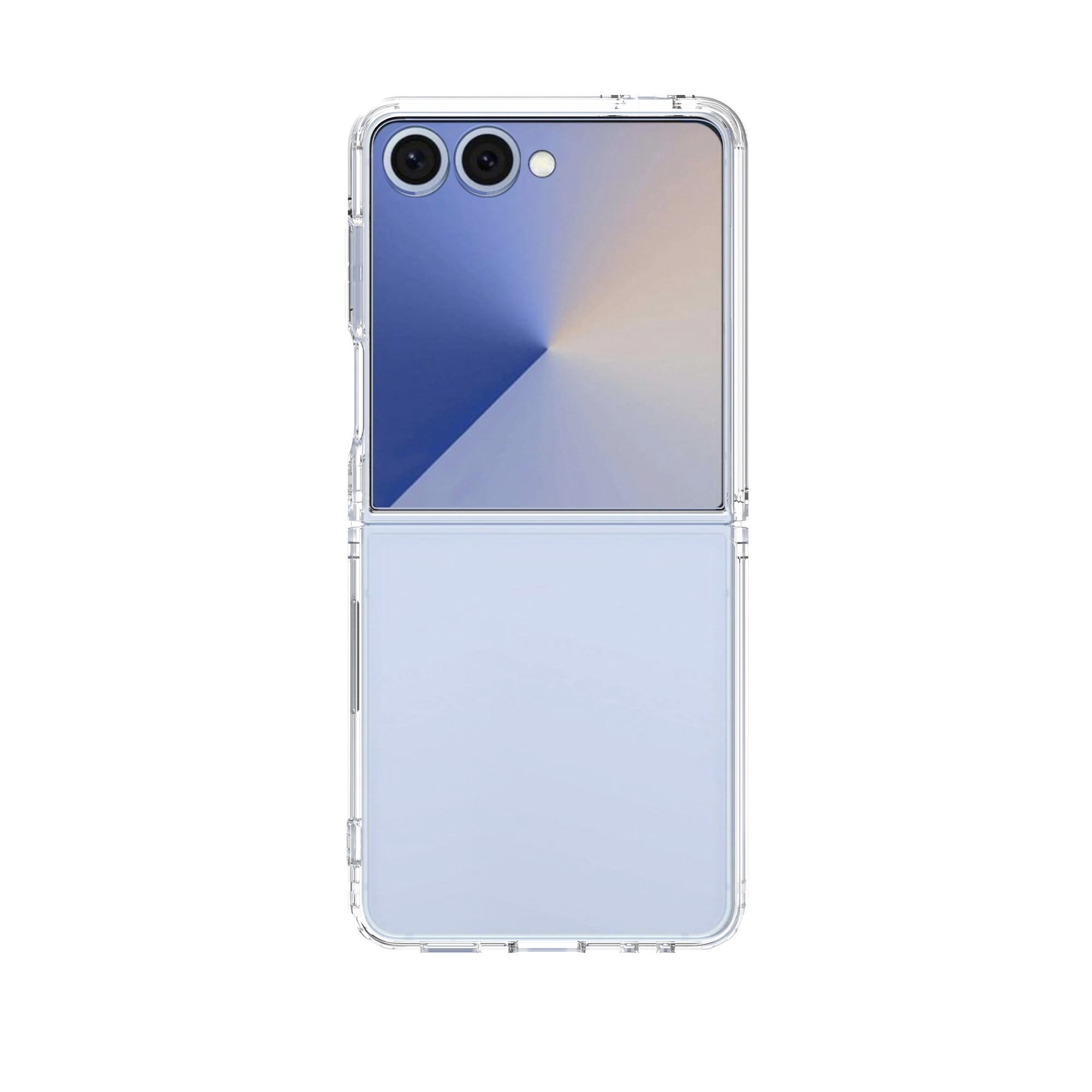 Samsung Galaxy Z Flip 7 Hybrid-Hülle, durchsichtig