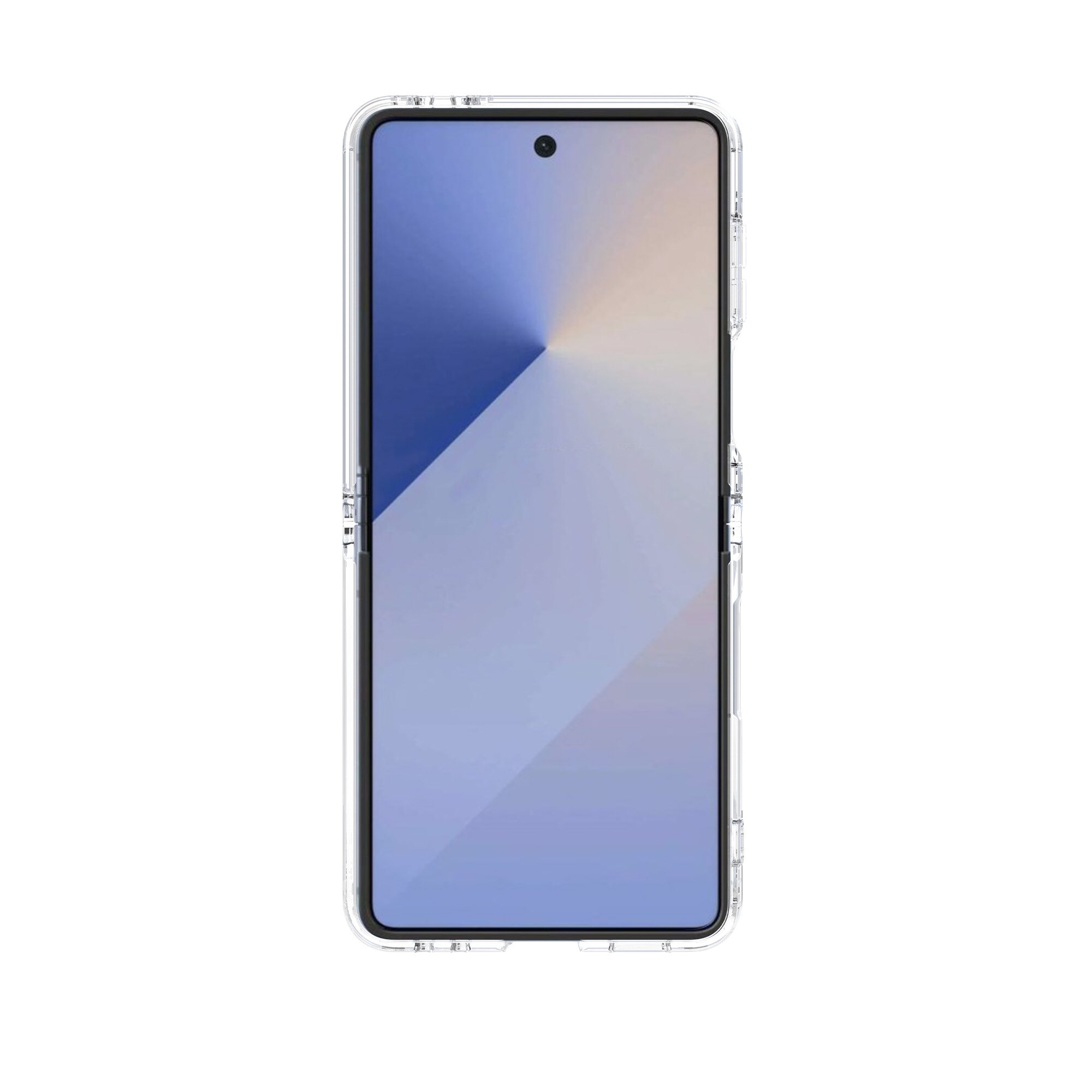 Samsung Galaxy Z Flip 7 Hybrid-Hülle, durchsichtig