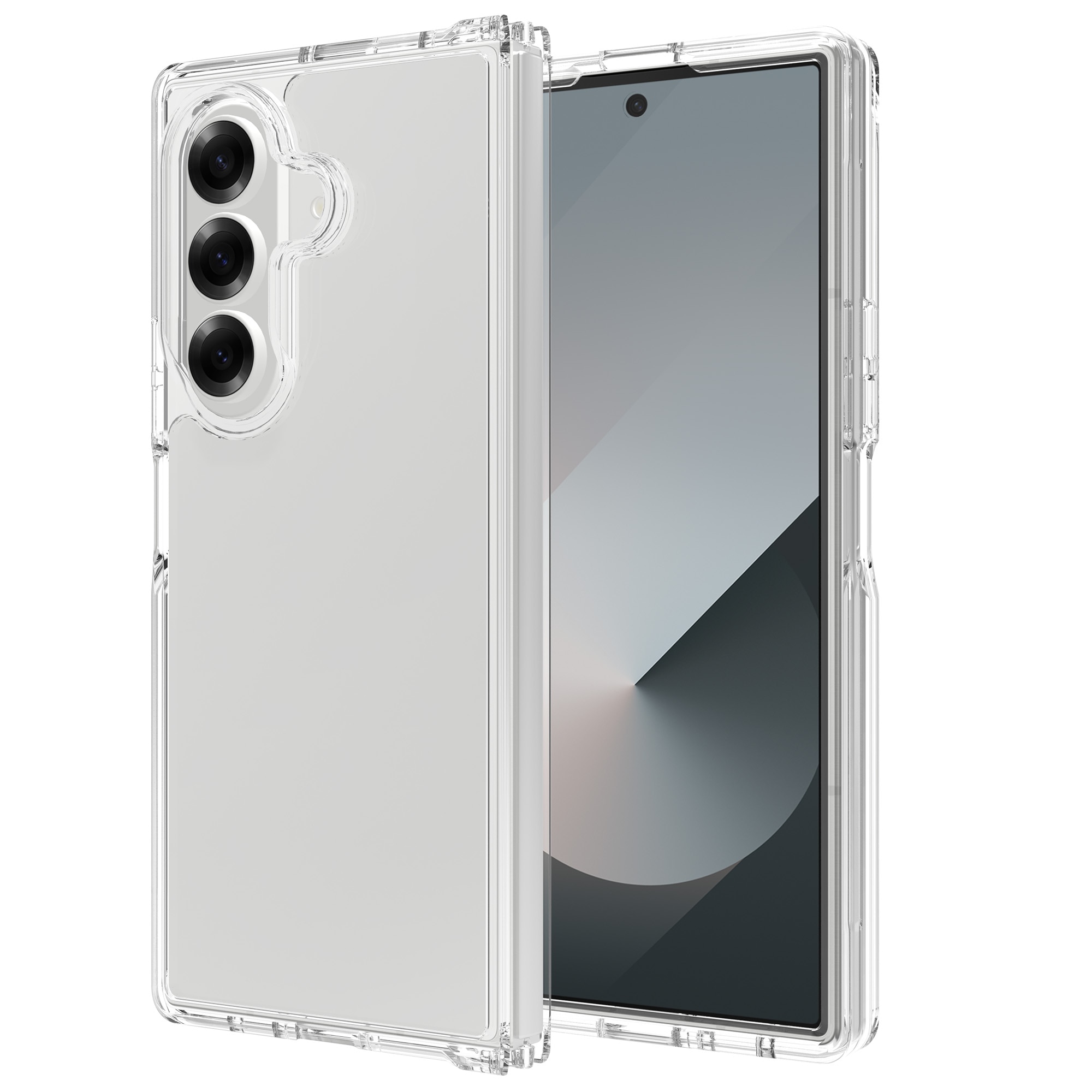 Samsung Galaxy Z Fold 7 Hybrid-Hülle, durchsichtig