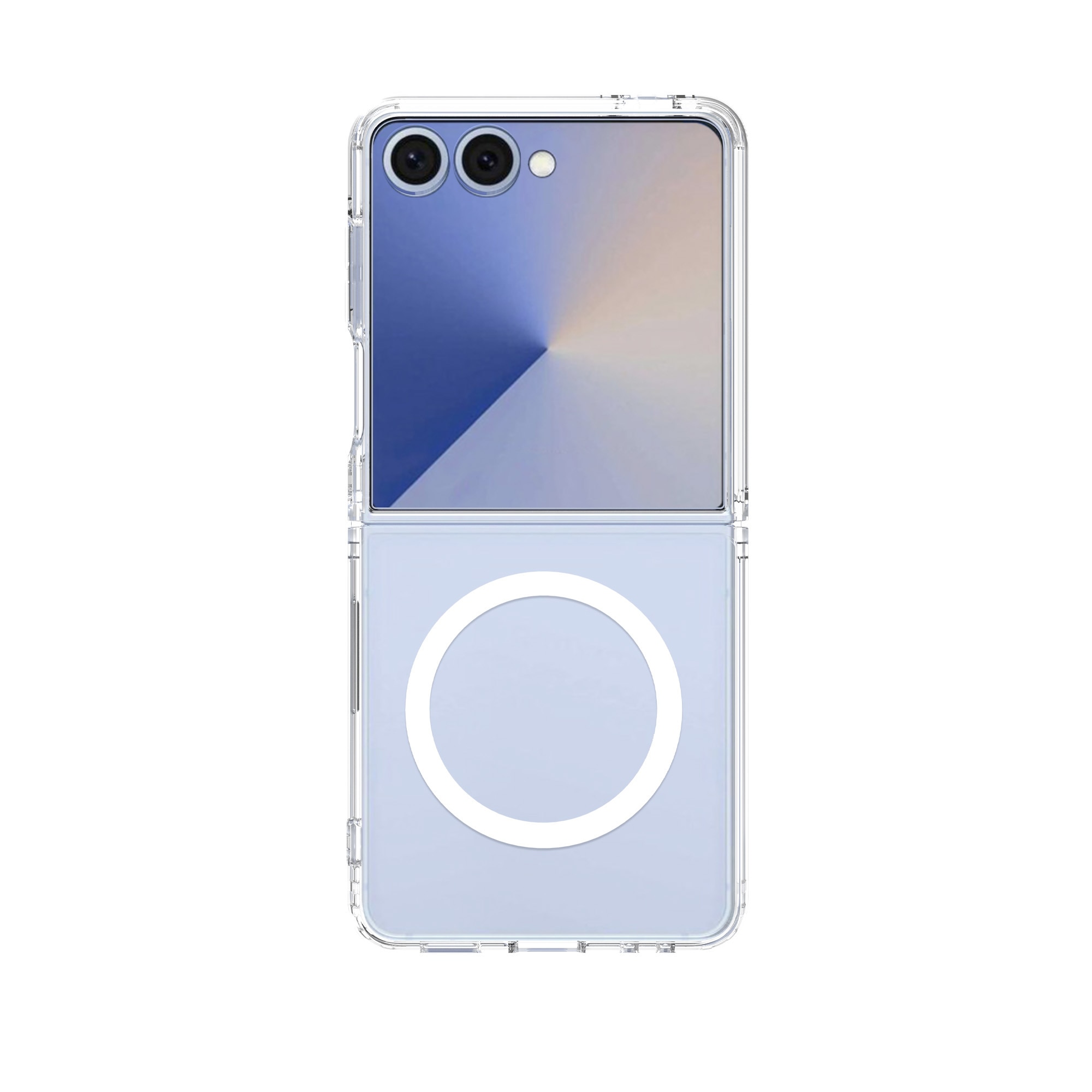 Hybrid-Hülle MagSafe Samsung Galaxy Z Flip 7 Transparent