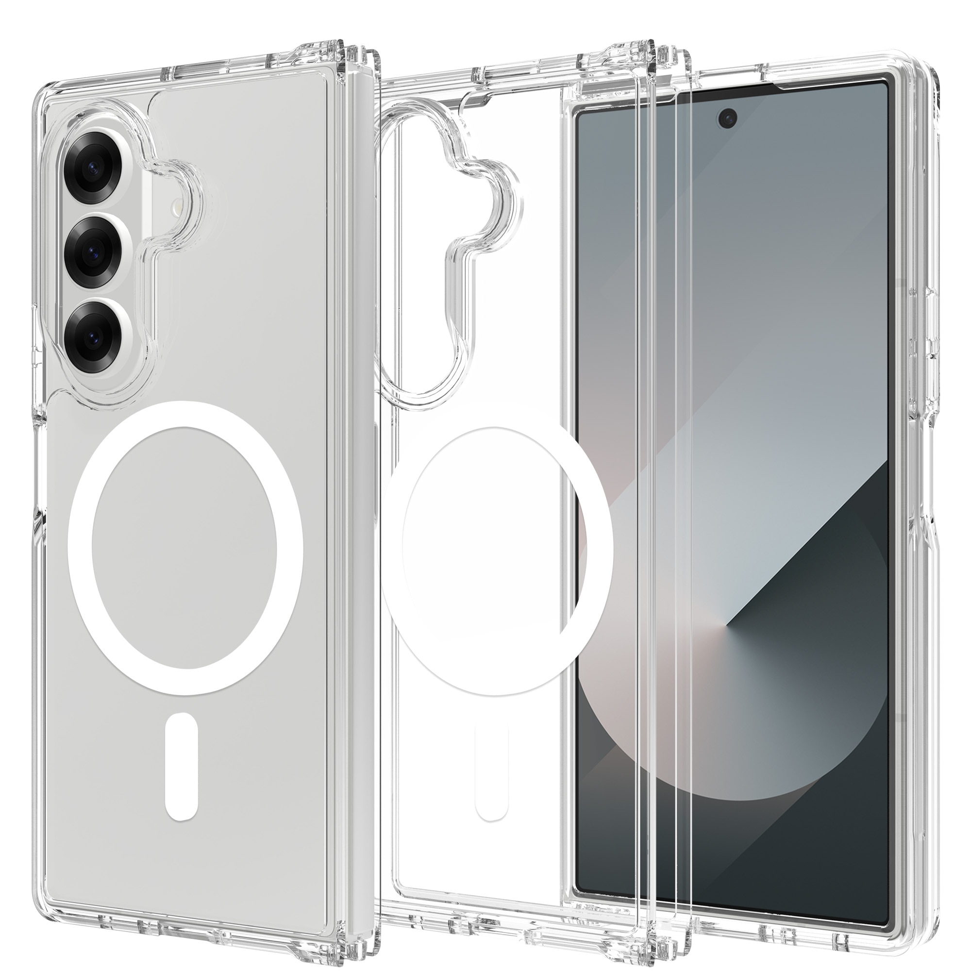 Hybrid-Hülle MagSafe Samsung Galaxy Z Fold 7 Transparent