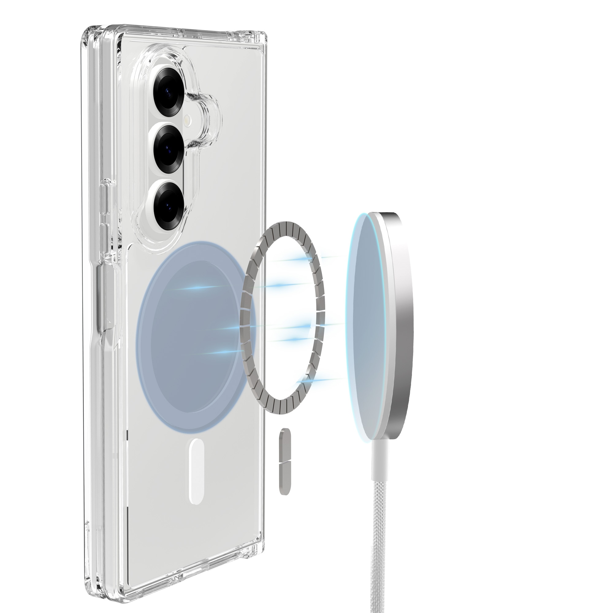 Hybrid-Hülle MagSafe Samsung Galaxy Z Fold 7 Transparent