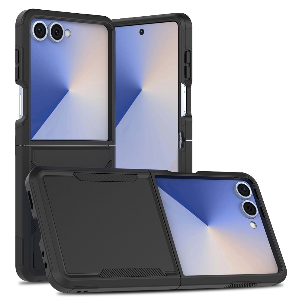 Samsung Galaxy Z Flip 7 Off-road Hybrid-Hülle Schwarz