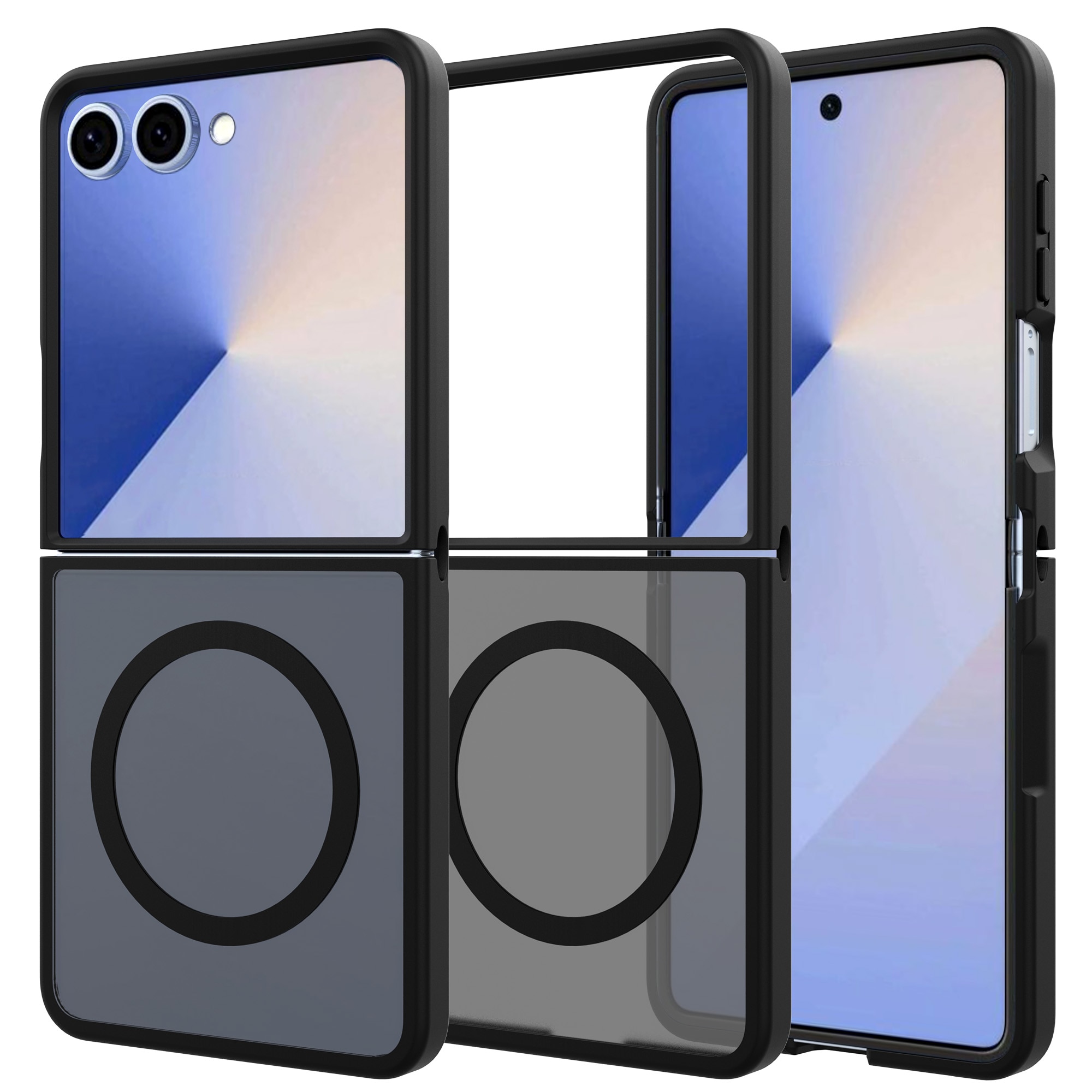 Magnetic Hybrid Hülle Samsung Galaxy Z Flip 7 Frosted Black