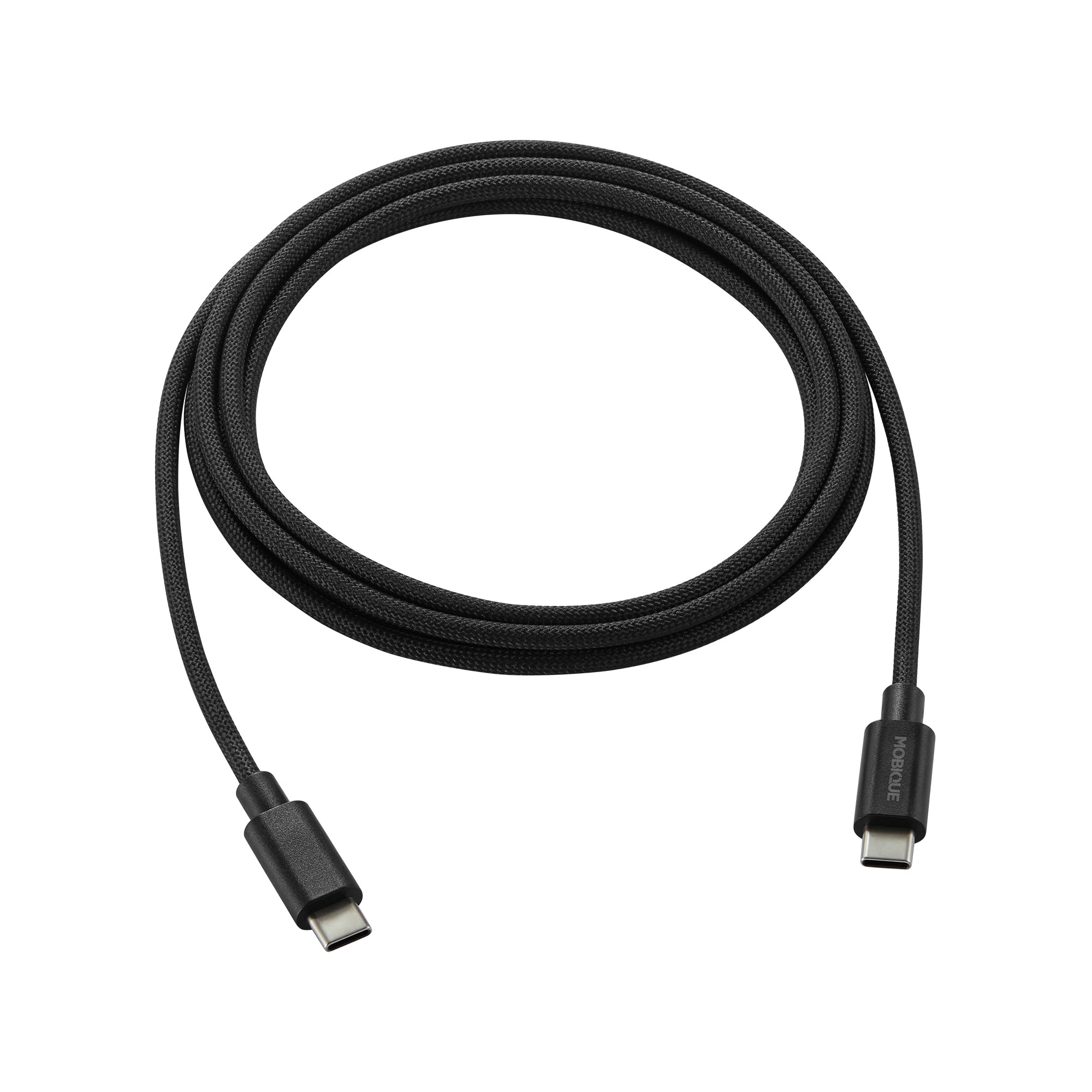 Premium USB-C zu USB-C-Ladekabel 2 m Schwarz