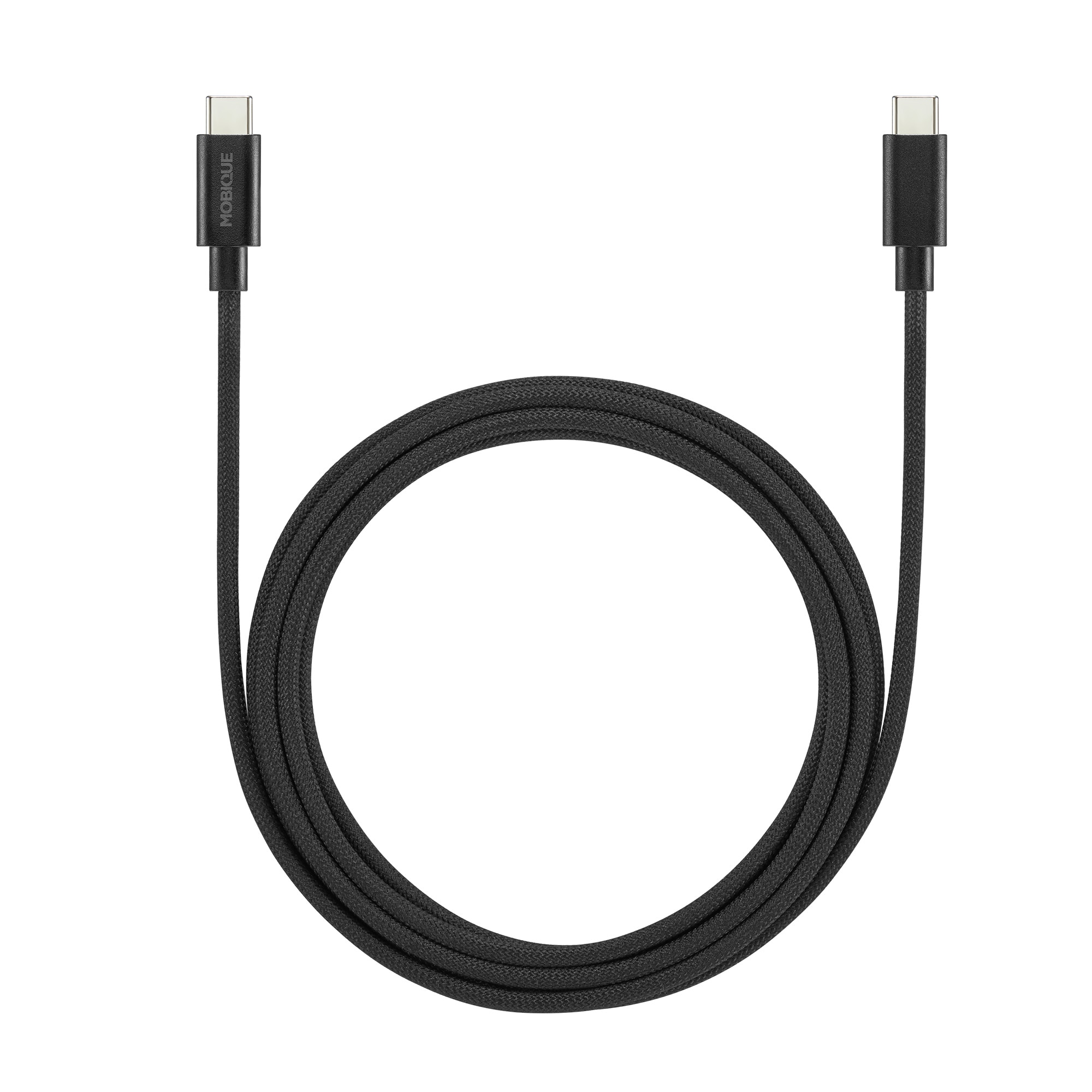 Premium USB-C zu USB-C-Ladekabel 2 m Schwarz