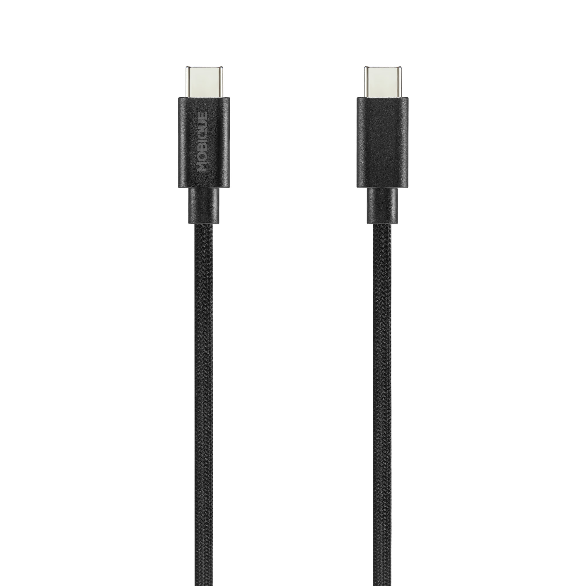 Premium USB-C zu USB-C-Ladekabel 2 m Schwarz