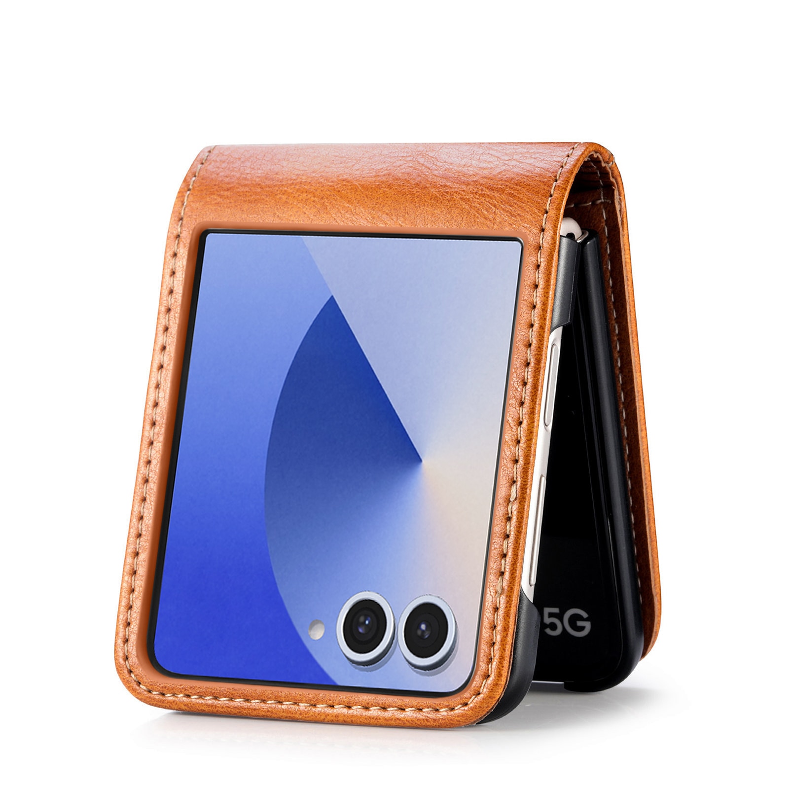 Samsung Galaxy Z Flip 7 Handytasche Cognac